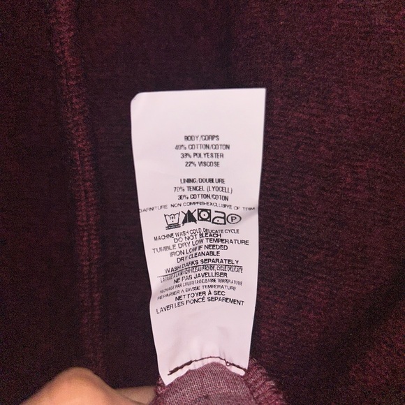 Twenty Montreal Maddux Medium Heathered Drawstring Hoodie in Hero Red - Picture 4 of 6